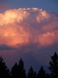 Big cloud sunset 